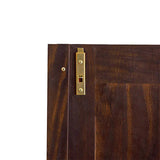 100% Solid Wood Grand Wardrobe Armoire - Mocha