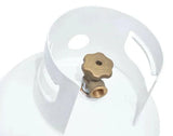 60 lb pound steel propane tank lpg refillable cylinder with pol valve new