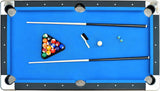 6 Ft Portable Pool Table, Adults Folding Billiards Tables for Game Room with Easy Foldable Storage, Includes Full Set of Billiard Balls, Cues, Chalk & Brush