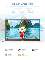 ARZOPA Portable Monitor, 15.6'' 1080P FHD Laptop Monitor USB C HDMI Computer Display HDR Eye Care
