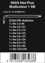 5003594001 8100 SB 2 Zyklop 3/8" Metric Ratchet Set ( Piece of 43)