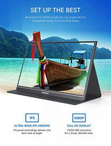 ARZOPA Portable Monitor, 15.6'' 1080P FHD Laptop Monitor USB C HDMI Computer Display HDR Eye Care