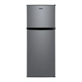 4.6. Cu ft Two Door Mini Refrigerator with Freezer, Stainless Steel
