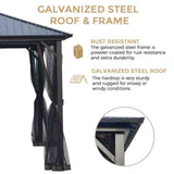 Acuff 10 Ft. W x 10 Ft. D Steel Patio Gazebo
