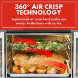 Emeril Lagasse 26 QT Extra Large Air Fryer, Convection Toaster Oven with French Doors, Stainless Steel