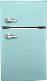 3.1 Cu. ft. Retro Mini Fridge with Top Freezer �� Cool Mint