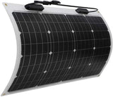 160 Watt 12 Volt Extremely Flexible Monocrystalline Solar Panel �� Ultra Lightweight, Ultra Thin, Up to 248 Degree Arc, for RV, Boats, Roofs, Uneven Surfaces