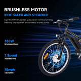 26 Inch Adult 3 Wheel Electric Tricycle with Basket, Fat Tires,7 Speeds,350W Powerful Motor, 36V 10Ah Removable Battery �� Dark Gray