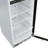 EdgeStar VBM101 22" Wide 10.1 Cu. Ft. Commercial Beverage Merchandiser – Stainless Steel, Temp Alarm, Reversible Door