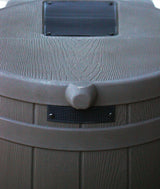 Good Ideas Rain Wizard 50 Gallon Plastic Outdoor Home Rain Barrel Water Storage Collector