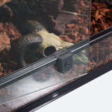 50 Gallon Reptile Glass Terrarium Tank Double Hinge Door with Screen Ventilation Large Reptile Terrarium 36" x 18" x 18"(Knock-Down)