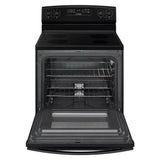 4.8 cu. ft. Electric Range in Stainless Steel Black