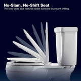 Extra Tall Highline Arc Complete Solution 2-piece 1.28 GPF Single Flush Elongated Toilet in White (Seat Included) 78305-0