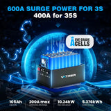 48V 105Ah Lithium Battery, Smart BMS, Touch Monitor, APP
