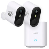 AOSU Security Cameras Wireless Outdoor Home System
