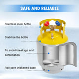 30 LB Refrigerant Recovery Tank for R12, R22, R134A, R410A Refrigerant with 1/4 SAE Y-Valve Liquid/Vapor Reclaim Tank AC Freon Recovery Tank Refrigerant Recovery Cylinder Tank Reusable-FAHKNS