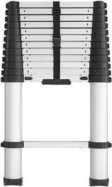 20313T1ASE SmartClose Telescoping Aluminum Ladder with Pinch-Free, Soft-Close Locking Mechanism (300-Pound Capacity, 12.5 ft. ladder with 16 ft. Max Reach) 16 Foot